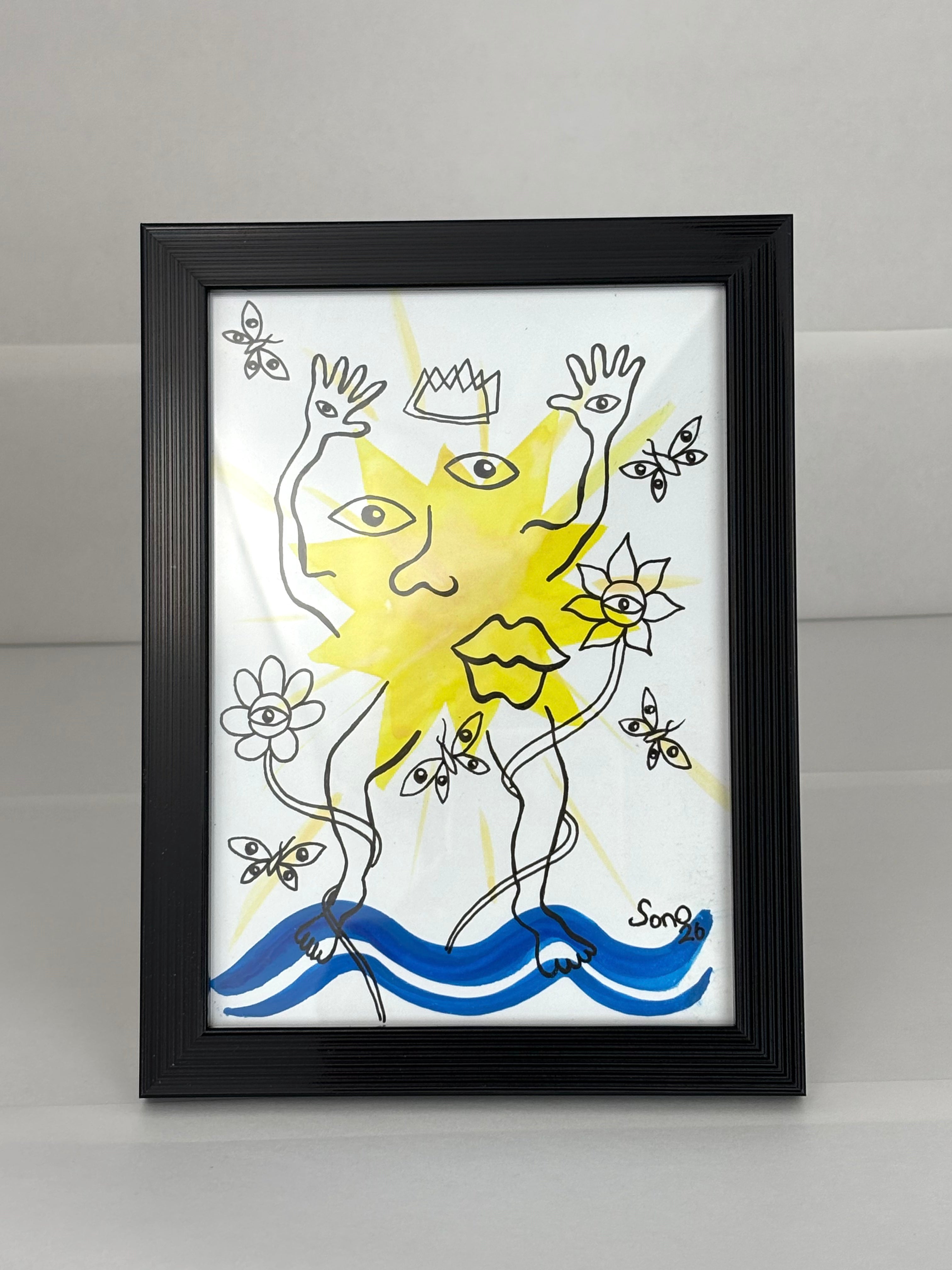 Un roi soleil sur la mer