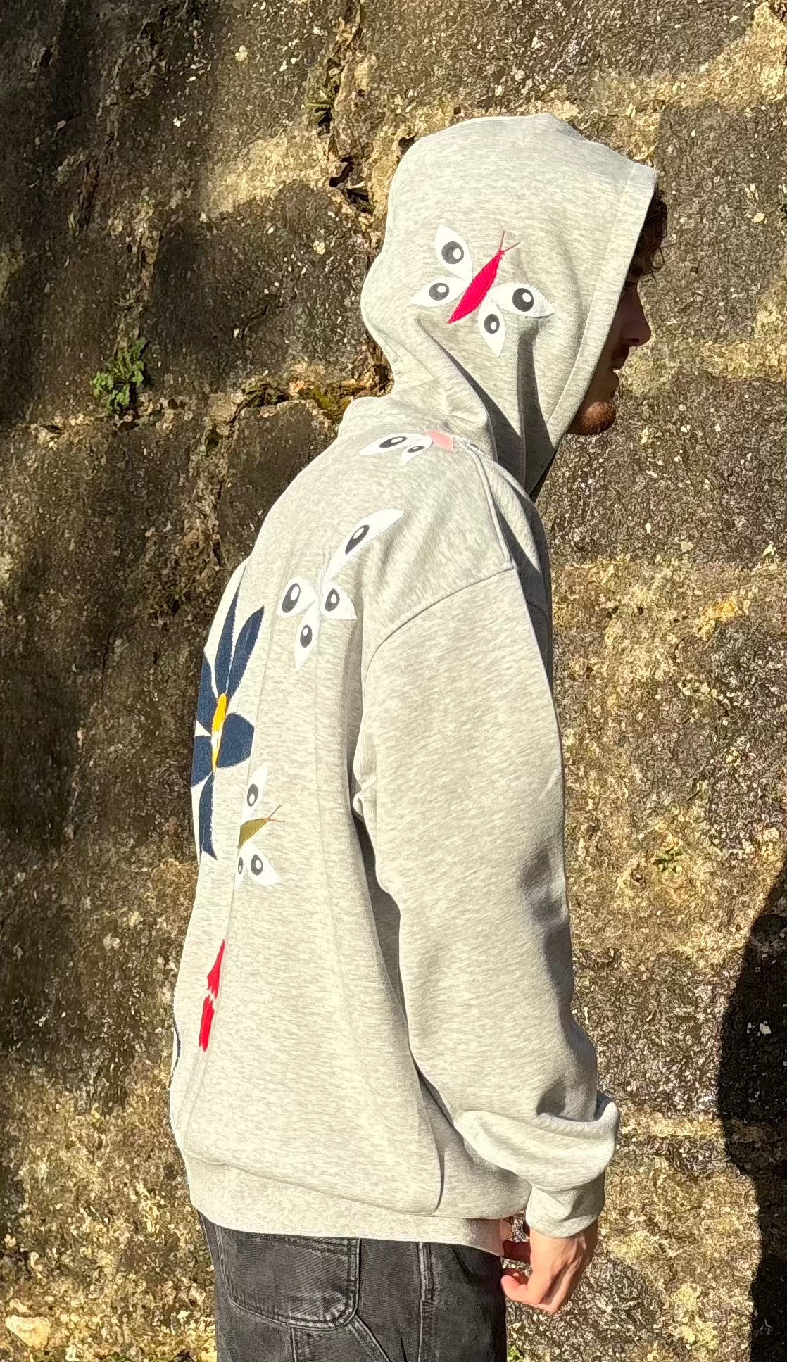 Hoodie "Flower & Butterfly"