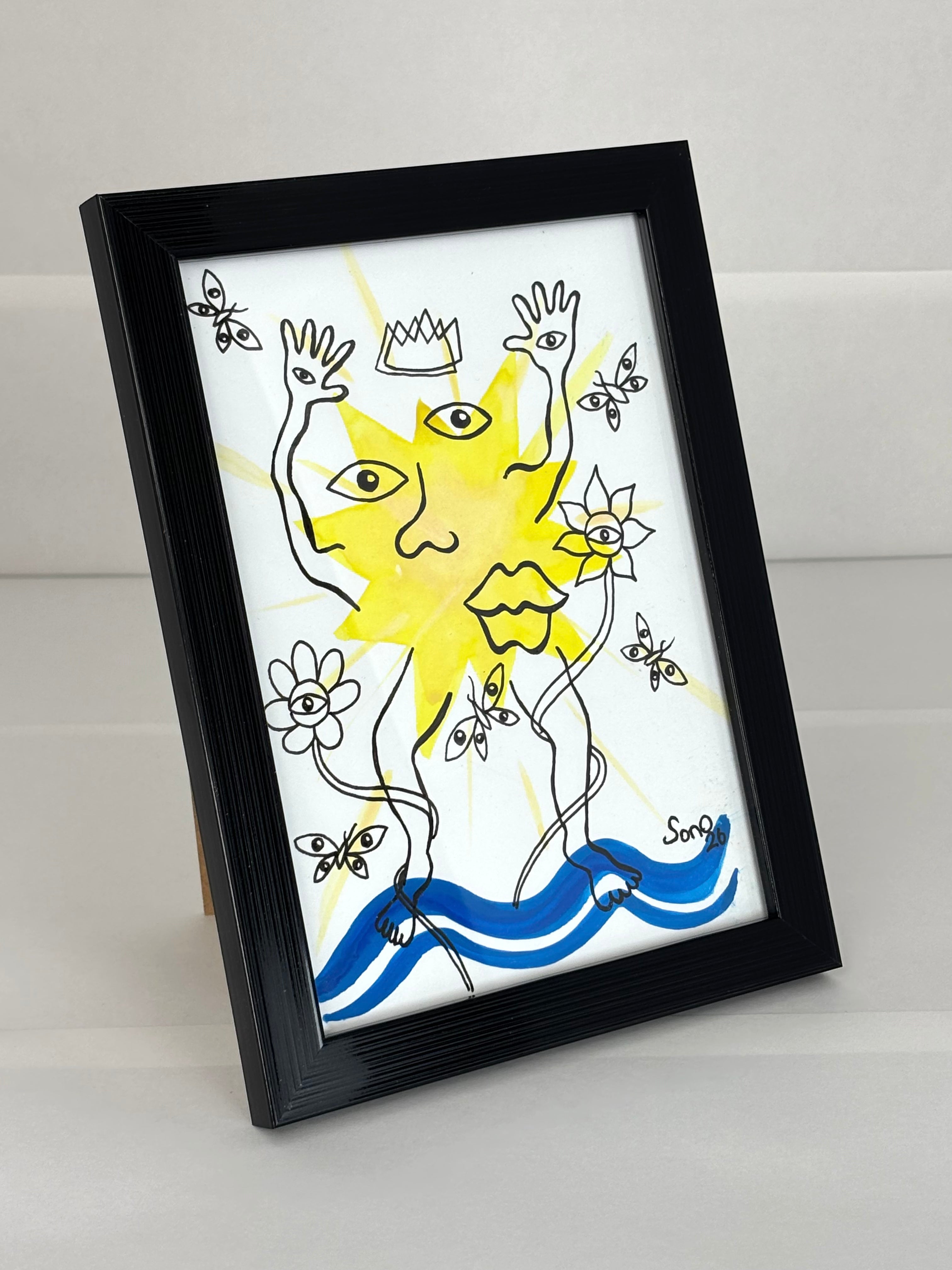 Un roi soleil sur la mer