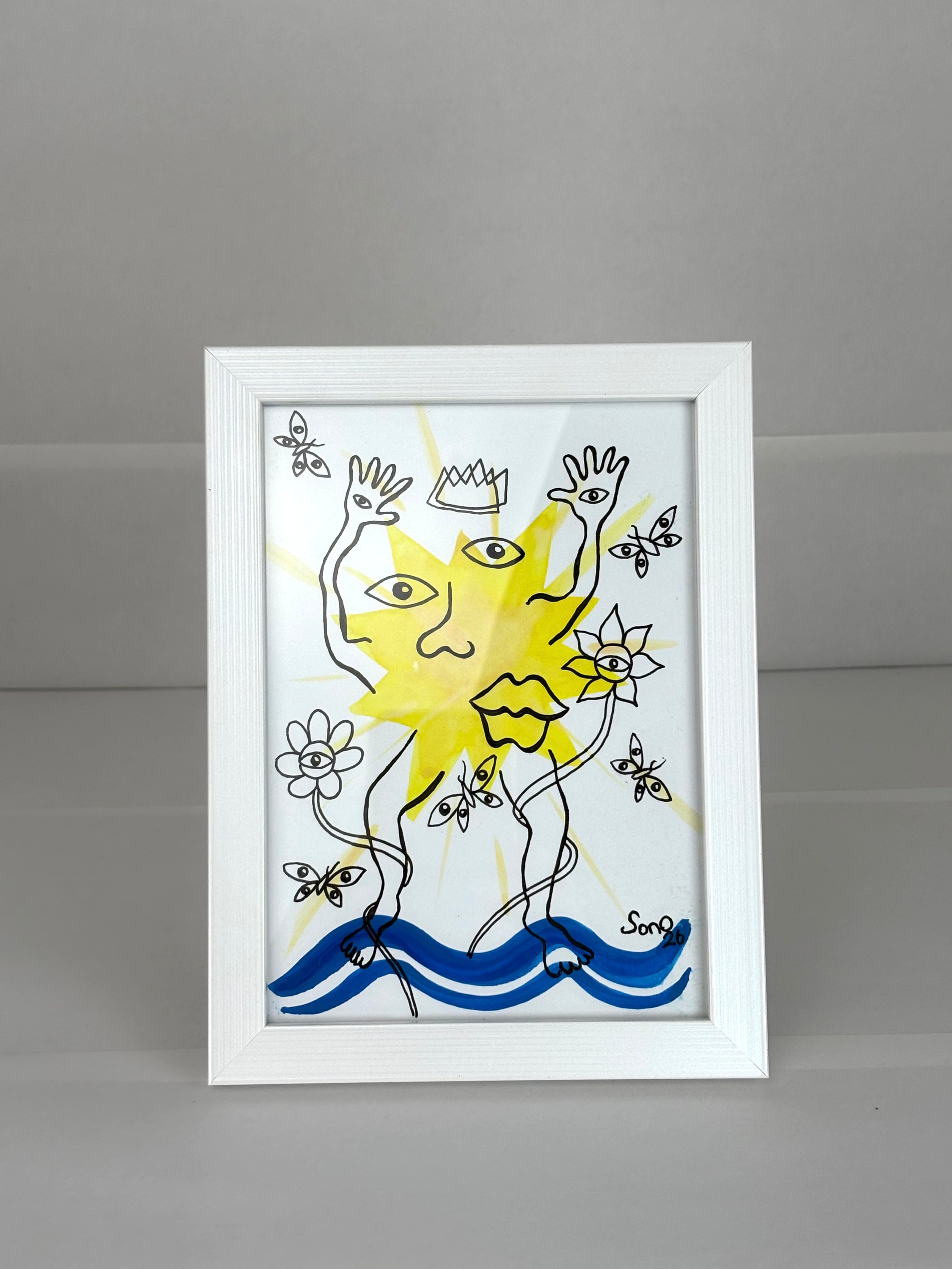 Un roi soleil sur la mer