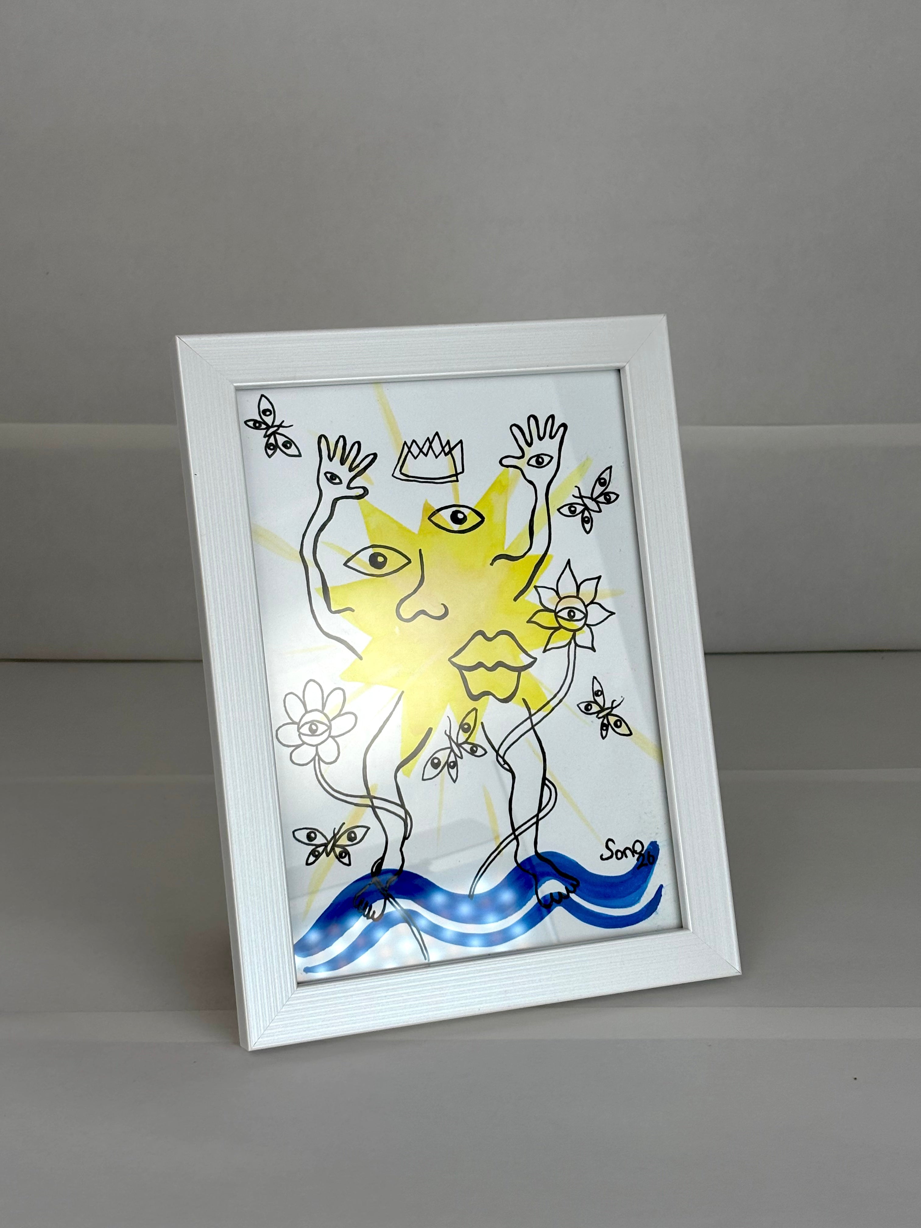 Un roi soleil sur la mer
