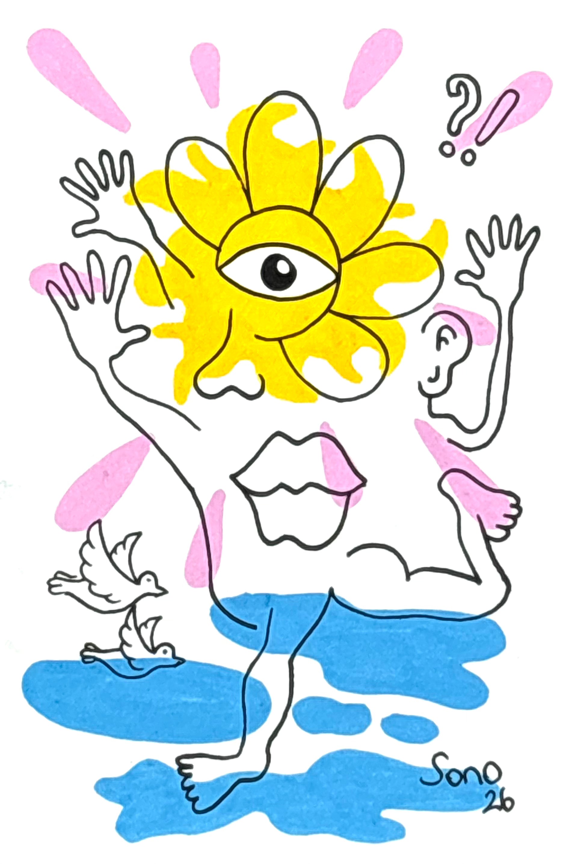 Courir dans les flaques